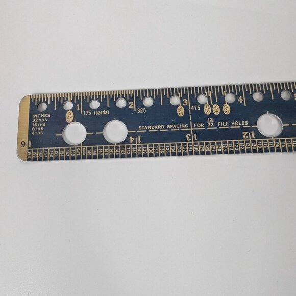 Vintage Business Forms & Forms Handling Equipment by Standard Register 16" Ruler - Picture 5 of 7